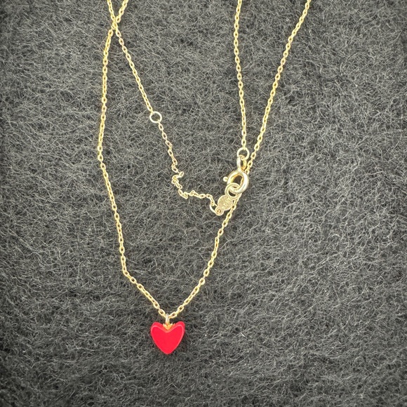Red Heart Necklace - Picture 2 of 2